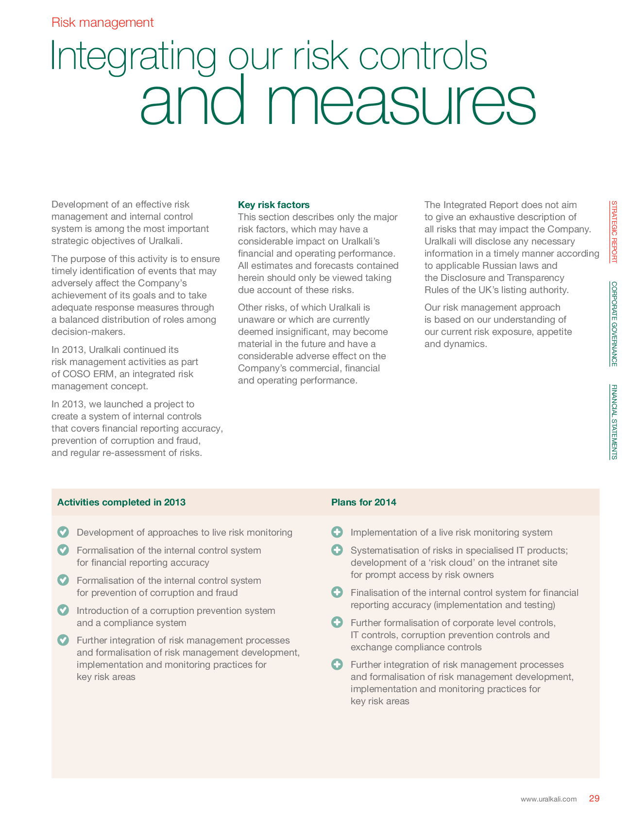 Risks and opportunities – Integrated Reporting Examples Database
